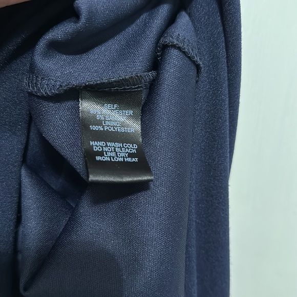 LULU’S Women’s Navy Blue Spaghetti Strap Long Gown Size Extra Small - Picture 7 of 8